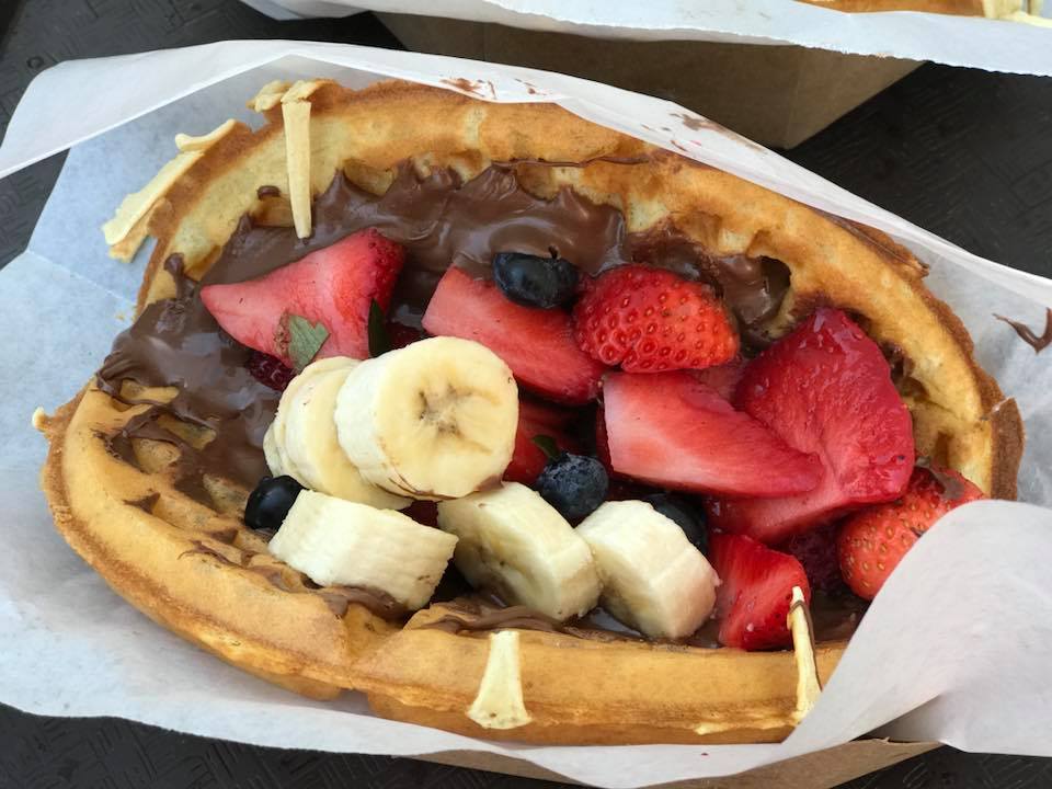 Nutella Waffle Sandwich