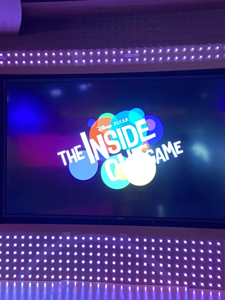 Inside Out Game Show on Disney Cruise