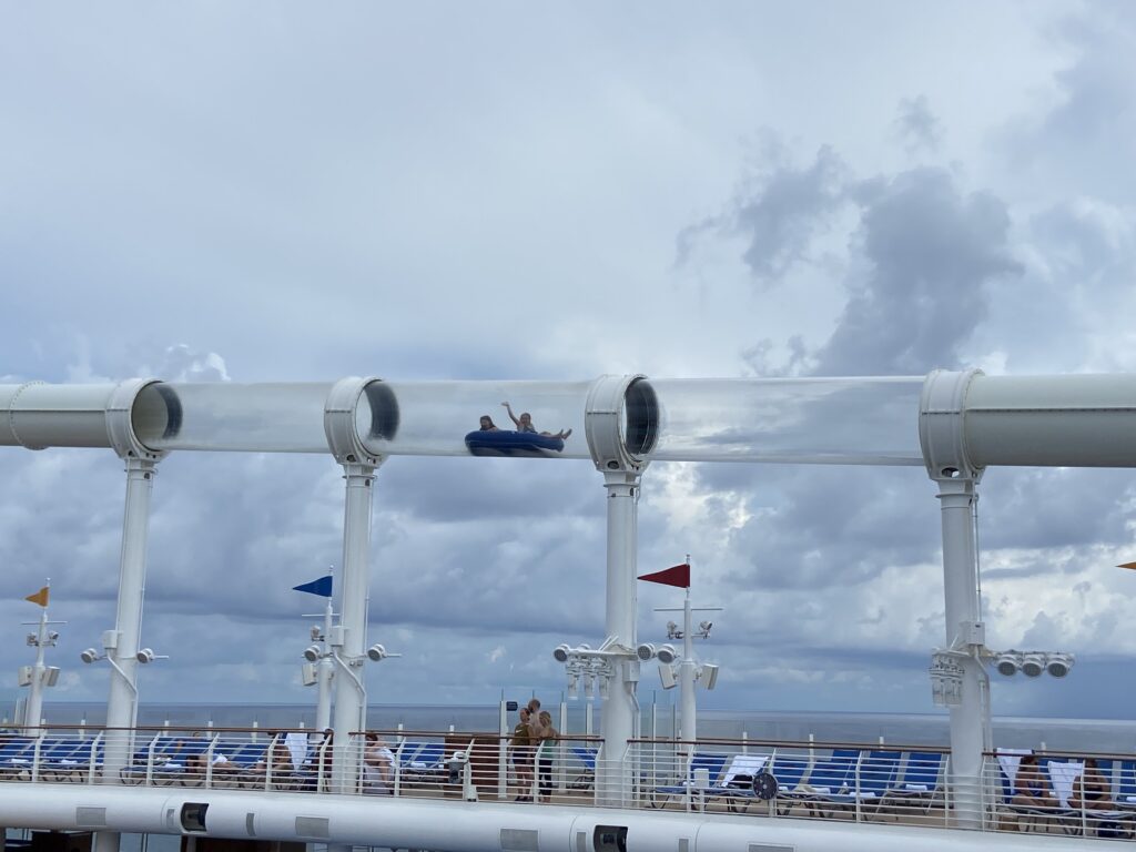 Riding the Aquaduck Disney Cruise Activities