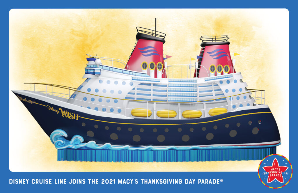 Disney Cruise Line Wish Float Thanksgiving Parade Macys 2021