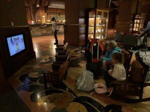 Grand Californian Lobby Waiting