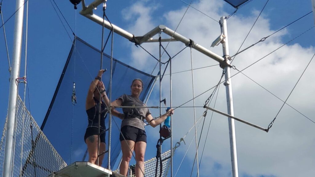 Trapeze at Club Med