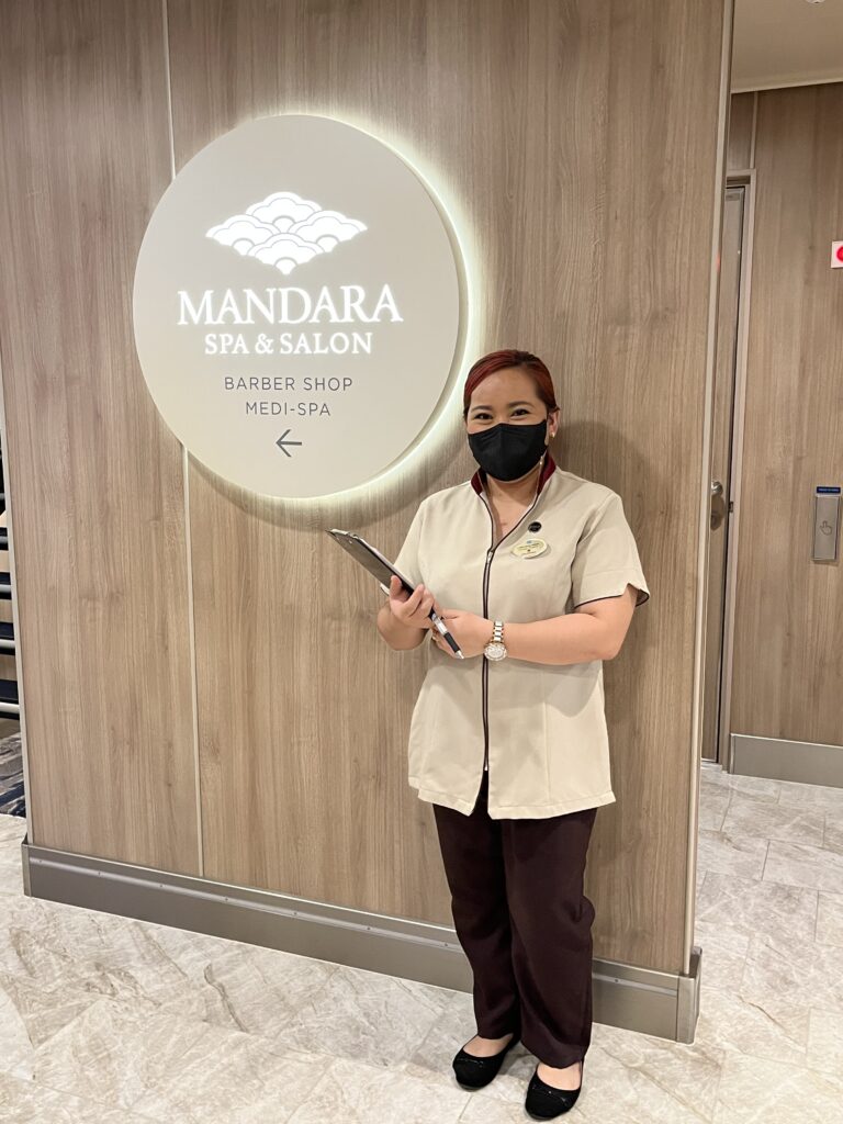 Norweigan Encore Mandara Spa Therapist