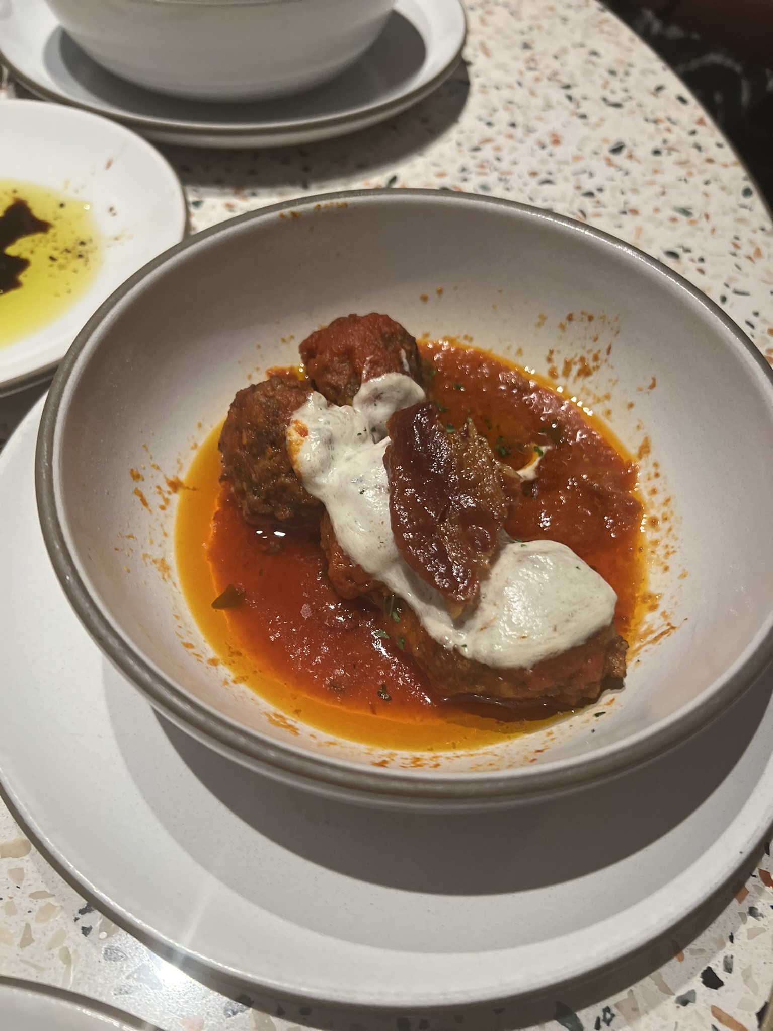 Virgin Voyages meatballs