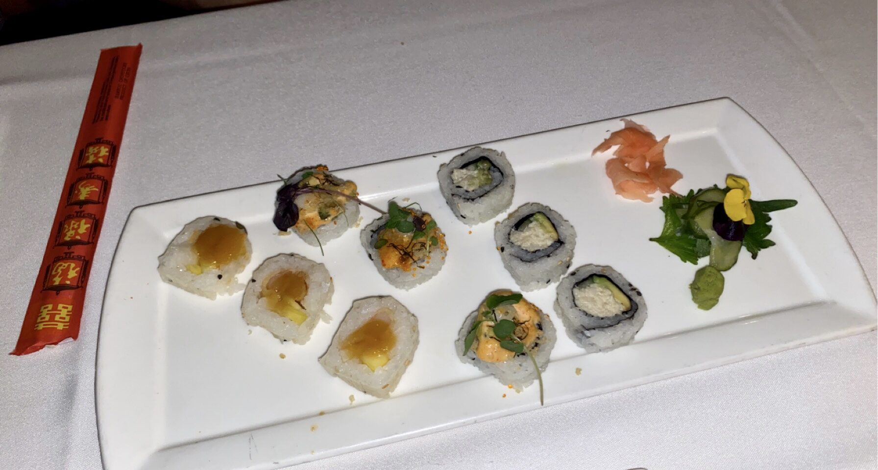 California Grill Sushi Dining for Special Occasions