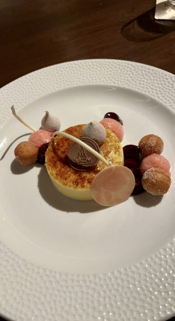 Dining for Special Occasions Creme Brulee Topolino's