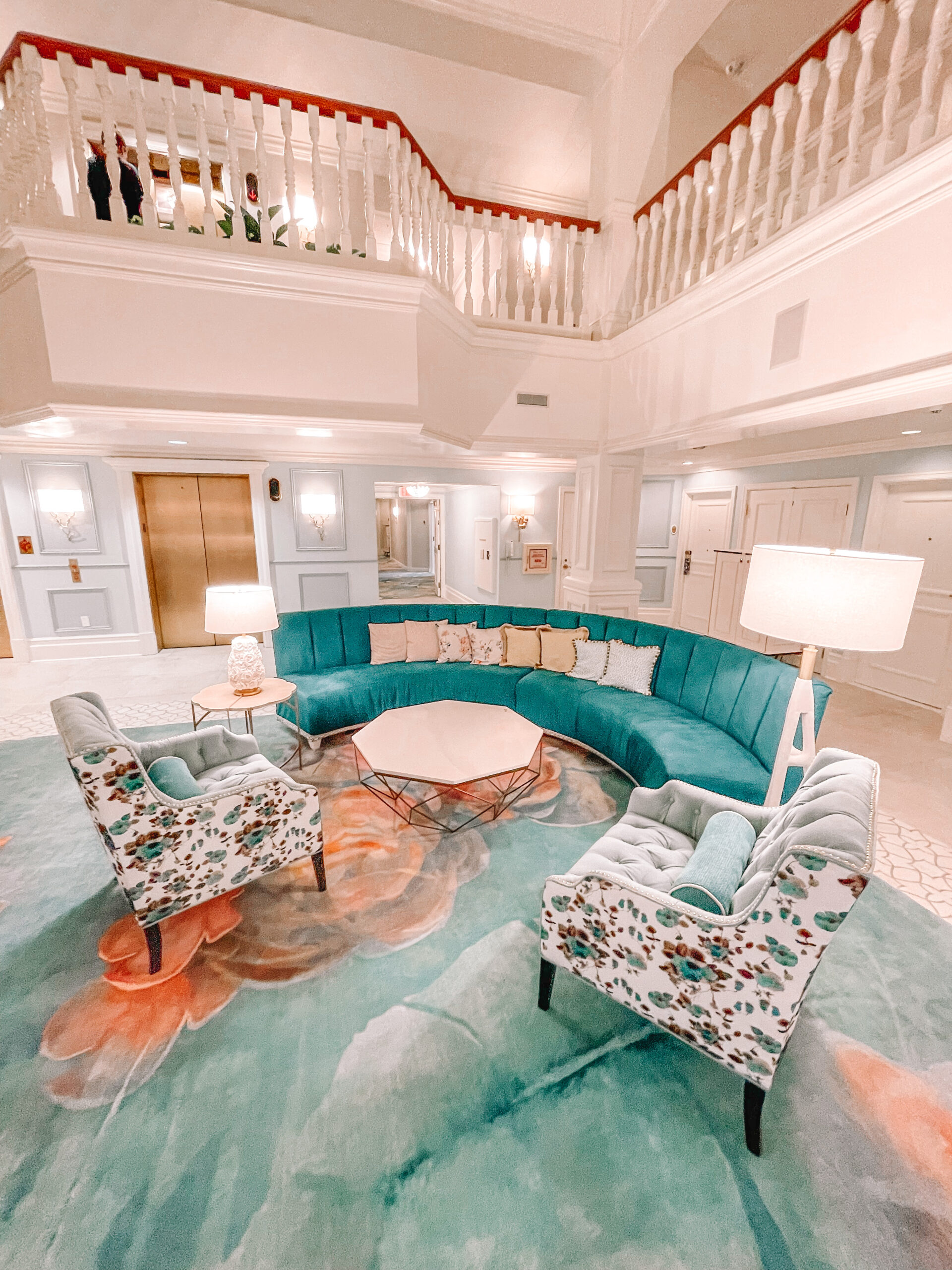 Atrium Lobby Grand Floridian's New Resort Studio Rooms