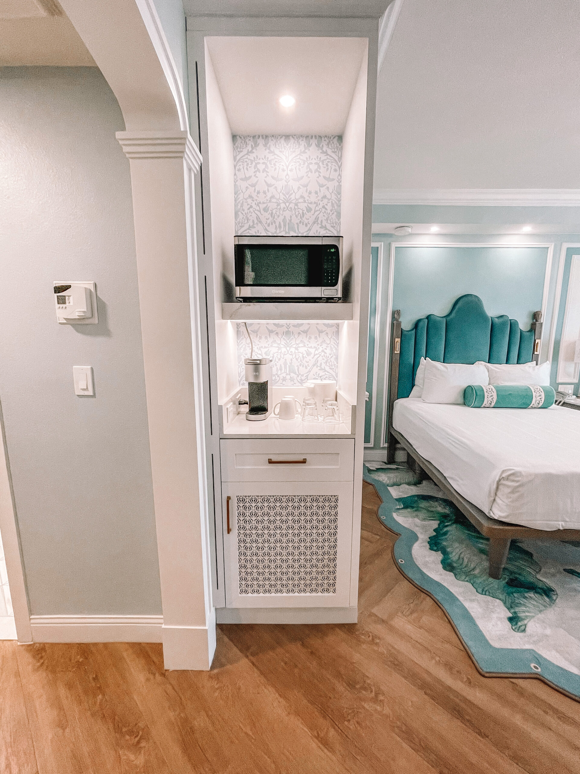 Grand Floridian's New Resort Studio Rooms Kitchenette