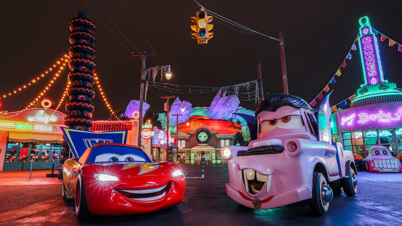 Fall Celebrations at Disneyland Cars Land Halloween