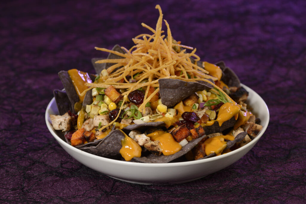 2022 Halloween Treats at Disney World Chicken Adobo Nachos