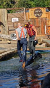 Ketchikan Lumberjack show Day 6 of My Alaskan Cruise