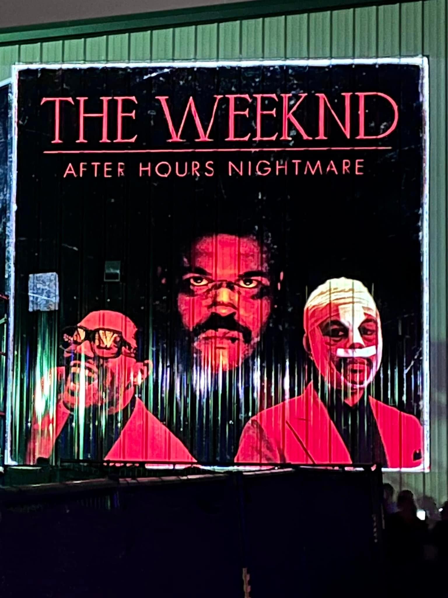 The Weeknd HHN Haunted House