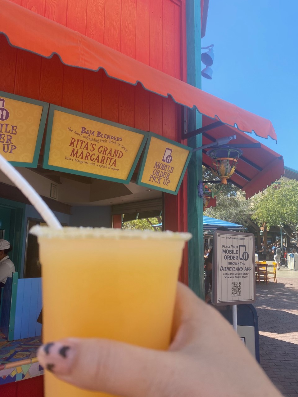 Rita's Baja Blenders Margaritas Grand Lemon-Lime Margarita 5 Favorite Disneyland Foods