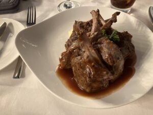 Braised Lambshank from La Parisienne