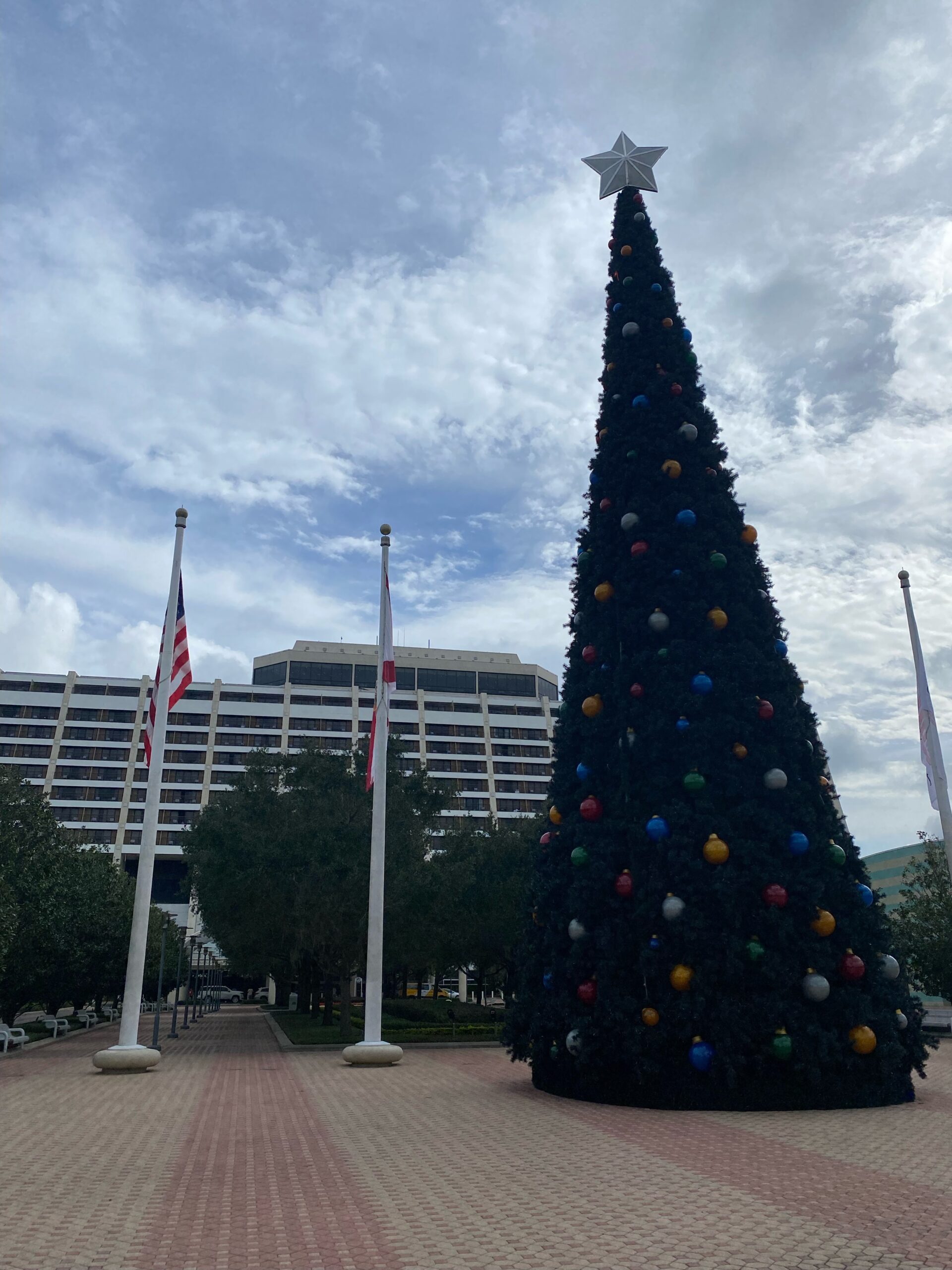 Disney’s Contemporary Resort Christmas Tree Disney World Resort Holiday Decorations