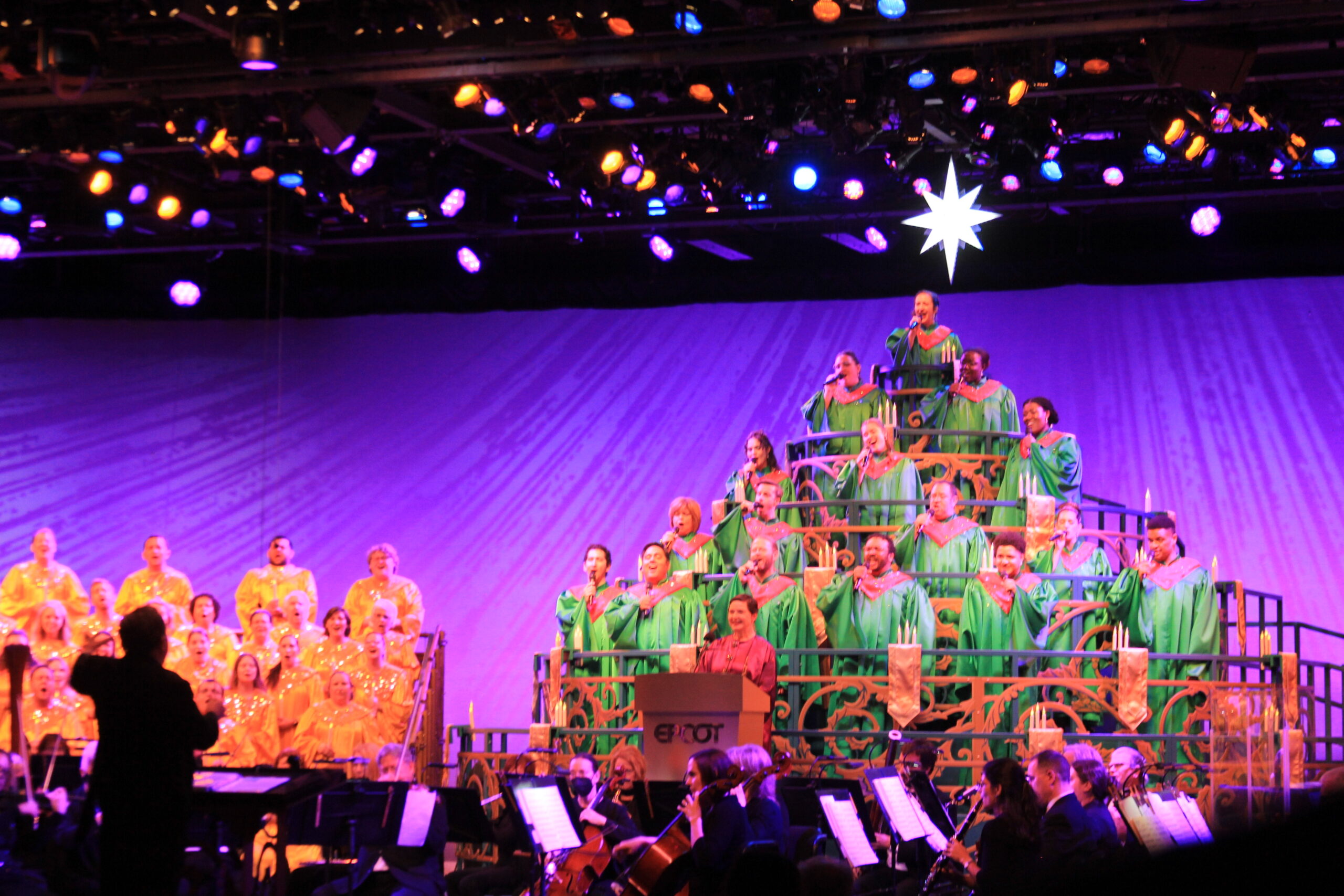 Epcot International Festival of the Holidays Candlelight Processional Holiday Spirit at Walt Disney World