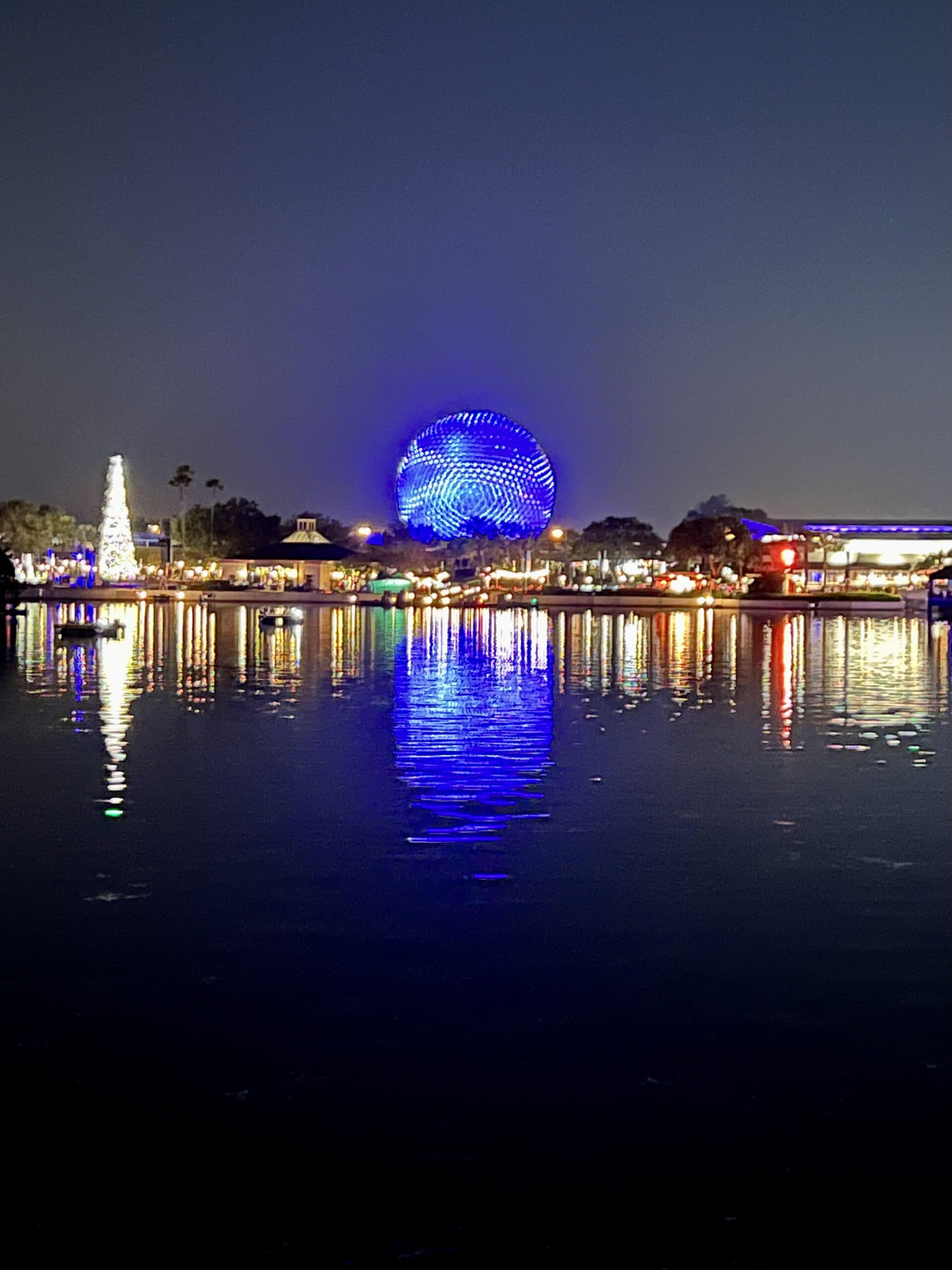 Spaceship Earth Christmas Tree