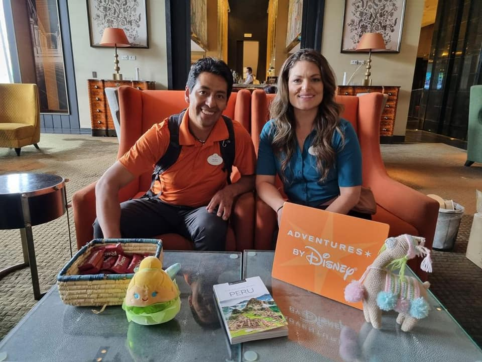 Adventures by Disney Peru guides Kacey and Rudy Adventures by Disney Trip to Peru