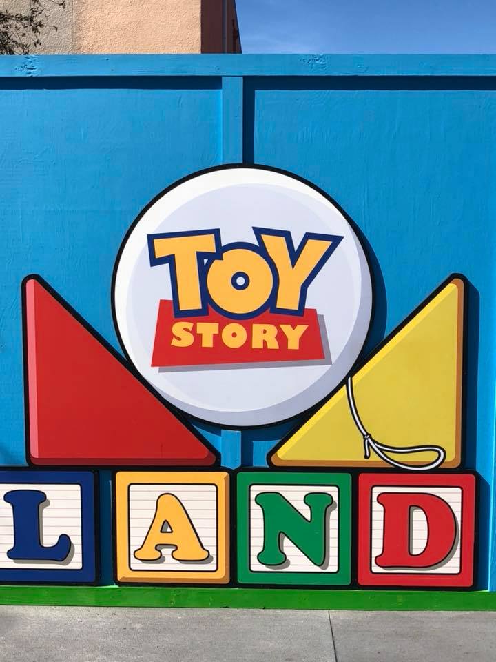 Toy Story Land Sign