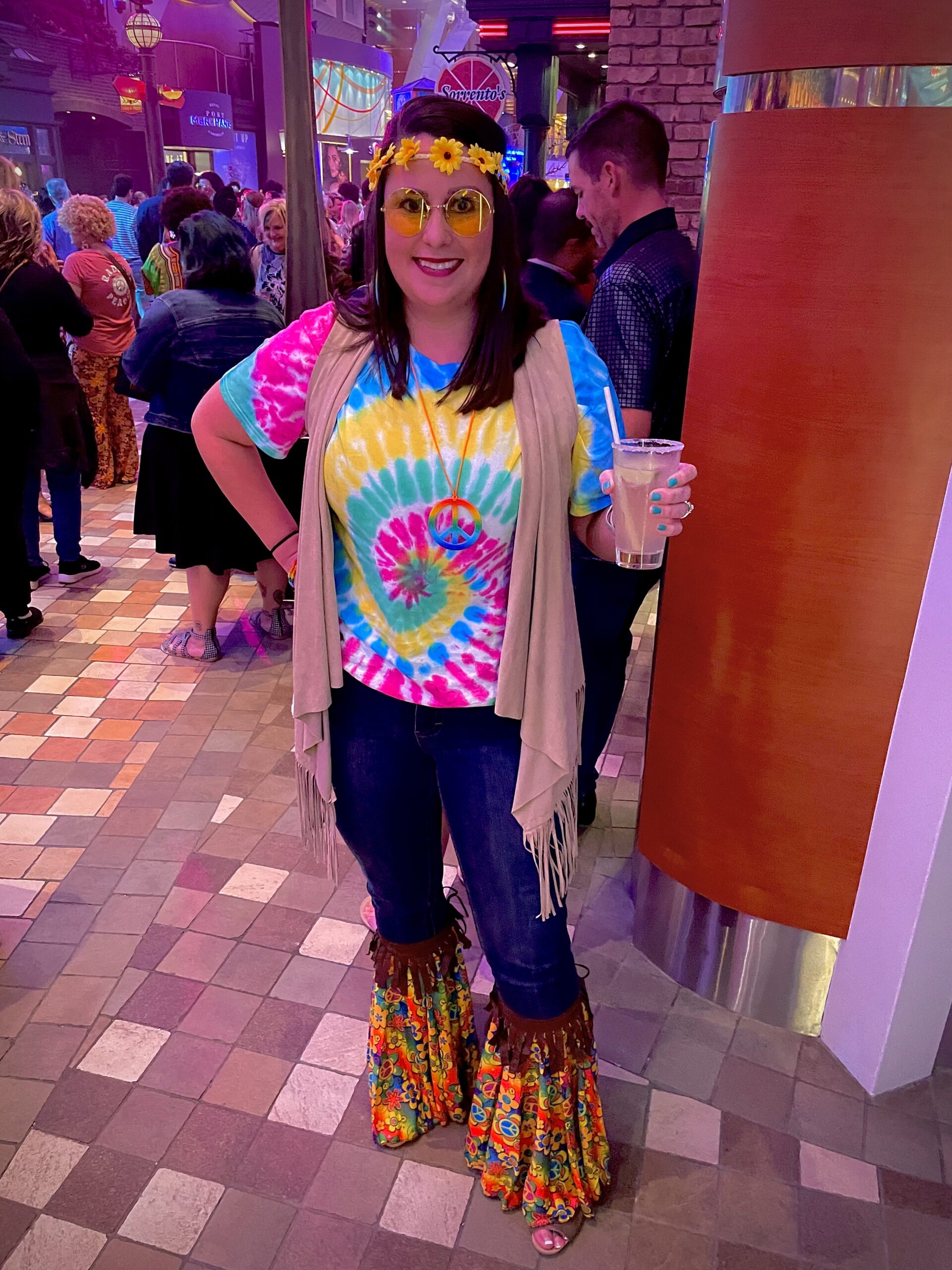 70’s party on Allure of the Seas