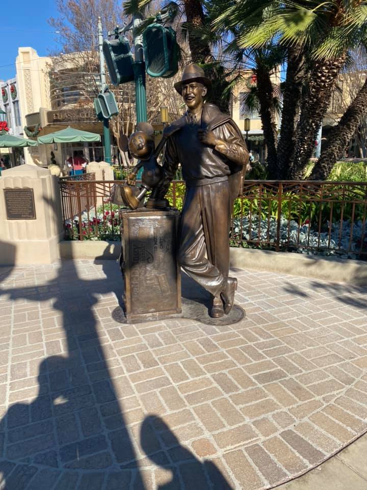 Walt Disney California Adventure Statue