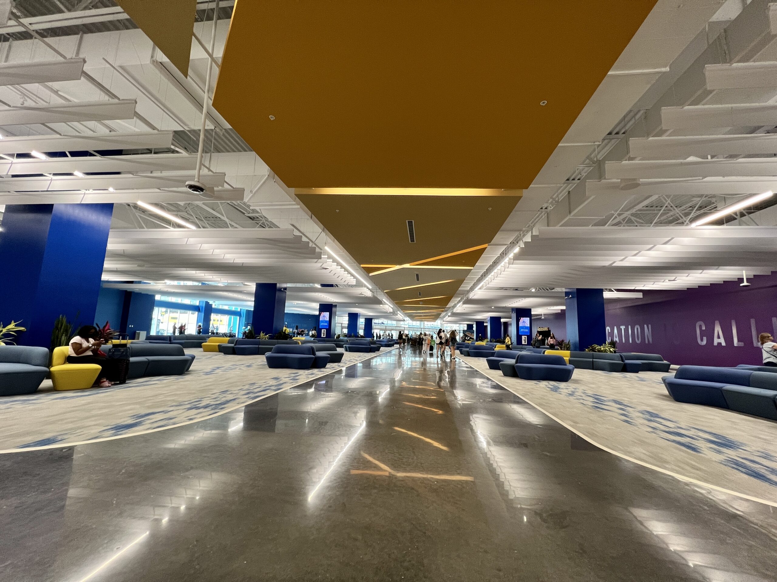 Waiting Area New Galveston Cruise Terminal