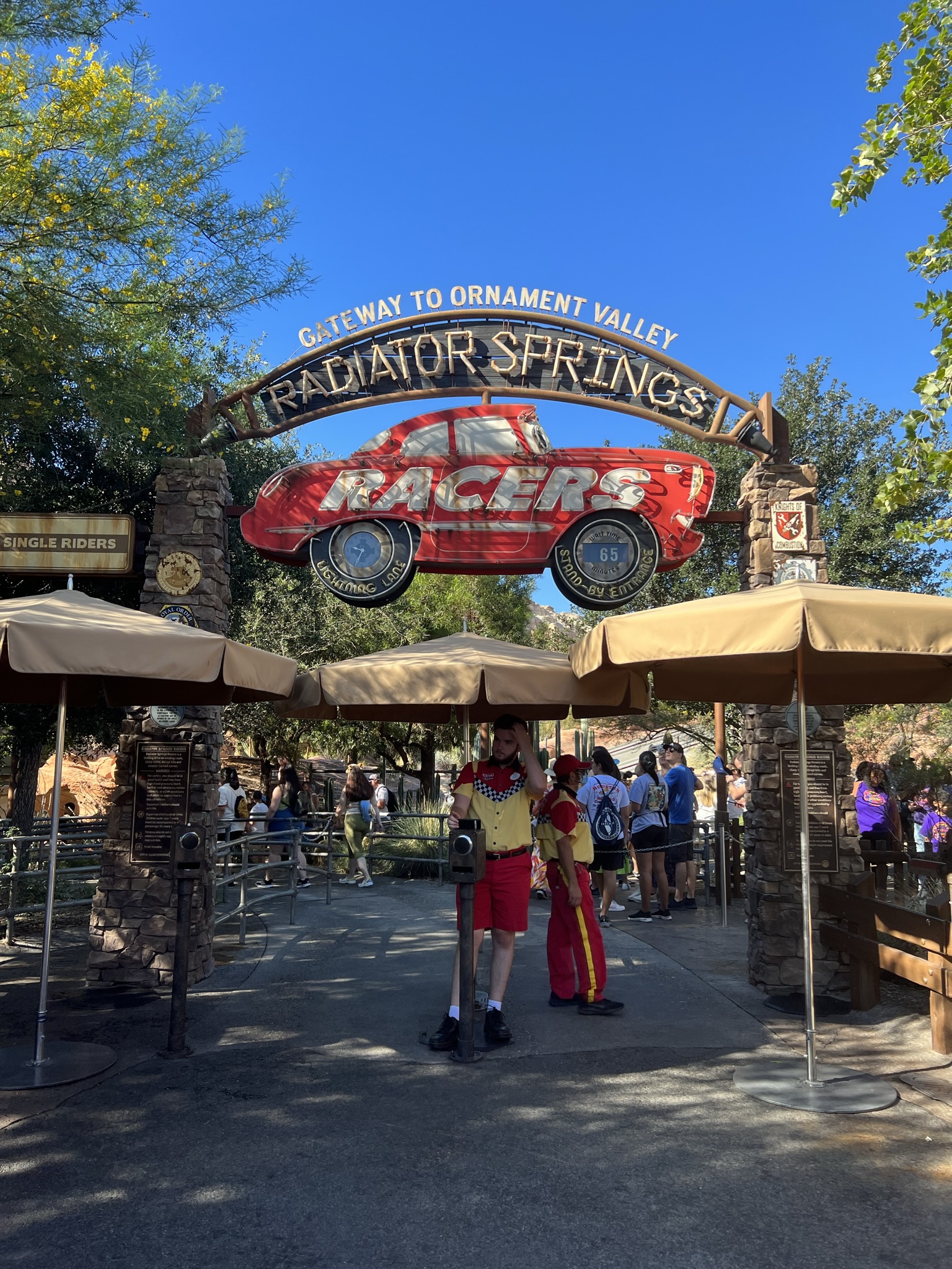 Radiator Springs Racers Attractions at Disney California Adventure