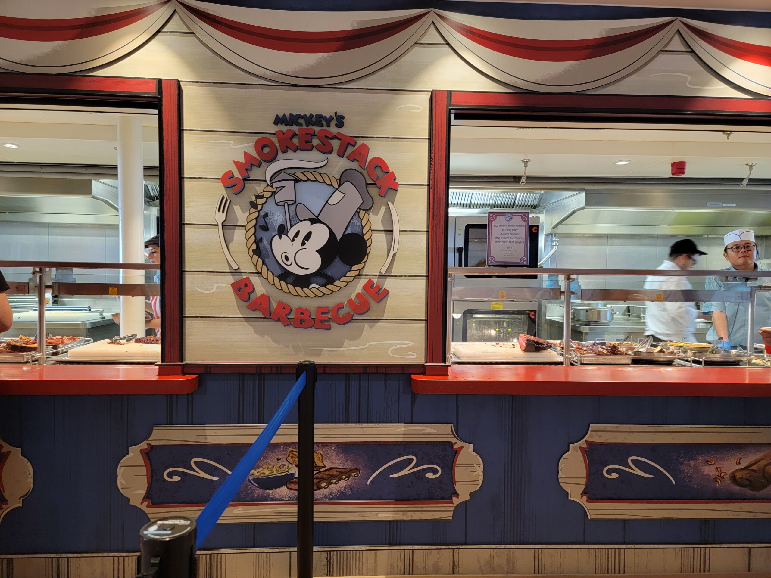 Mickey’s Smokestack BBQ Dining Aboard The Disney Wish