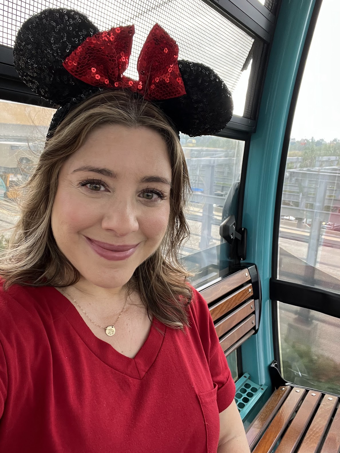 Riding in the Skyliner