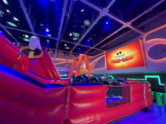 Kids on the Disney Wish Hero Zone