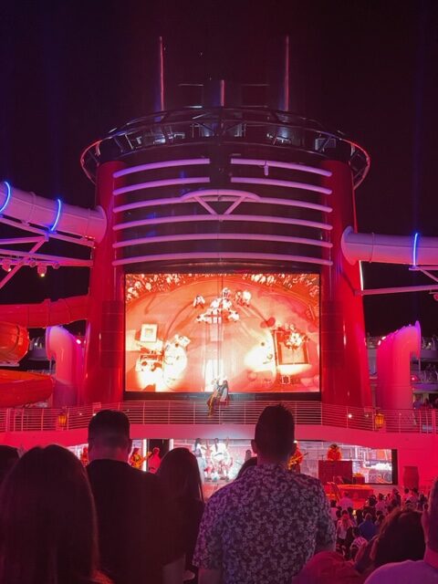 Kids on the Disney Wish Pirate Night