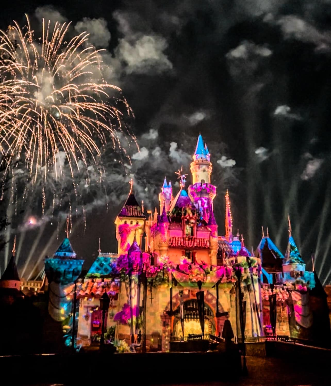 Disneyland Fireworks Renovations at Pixar Place Hotel