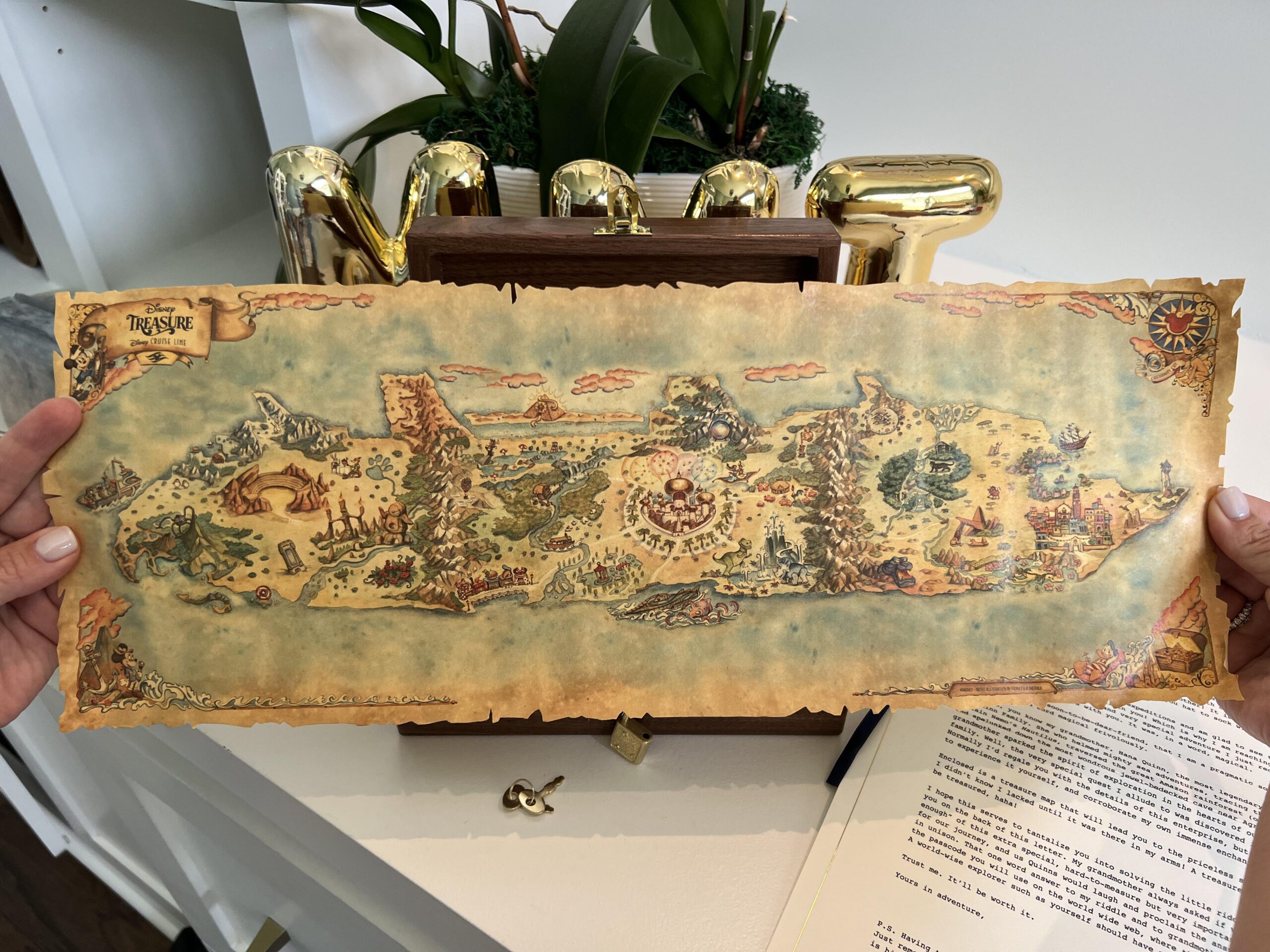 Disney Treasure Map Disney Cruise Line