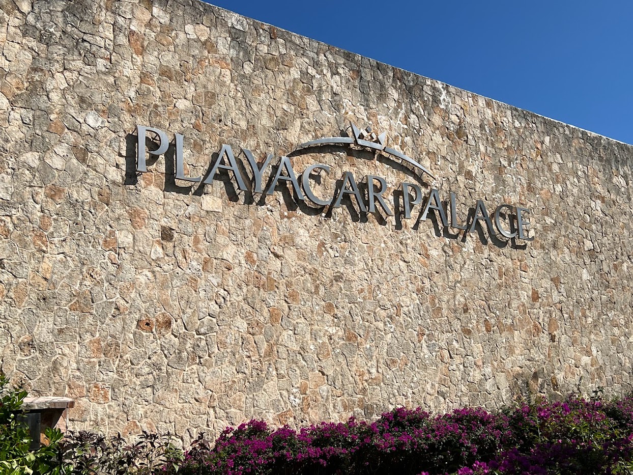 Playacar Palace sign