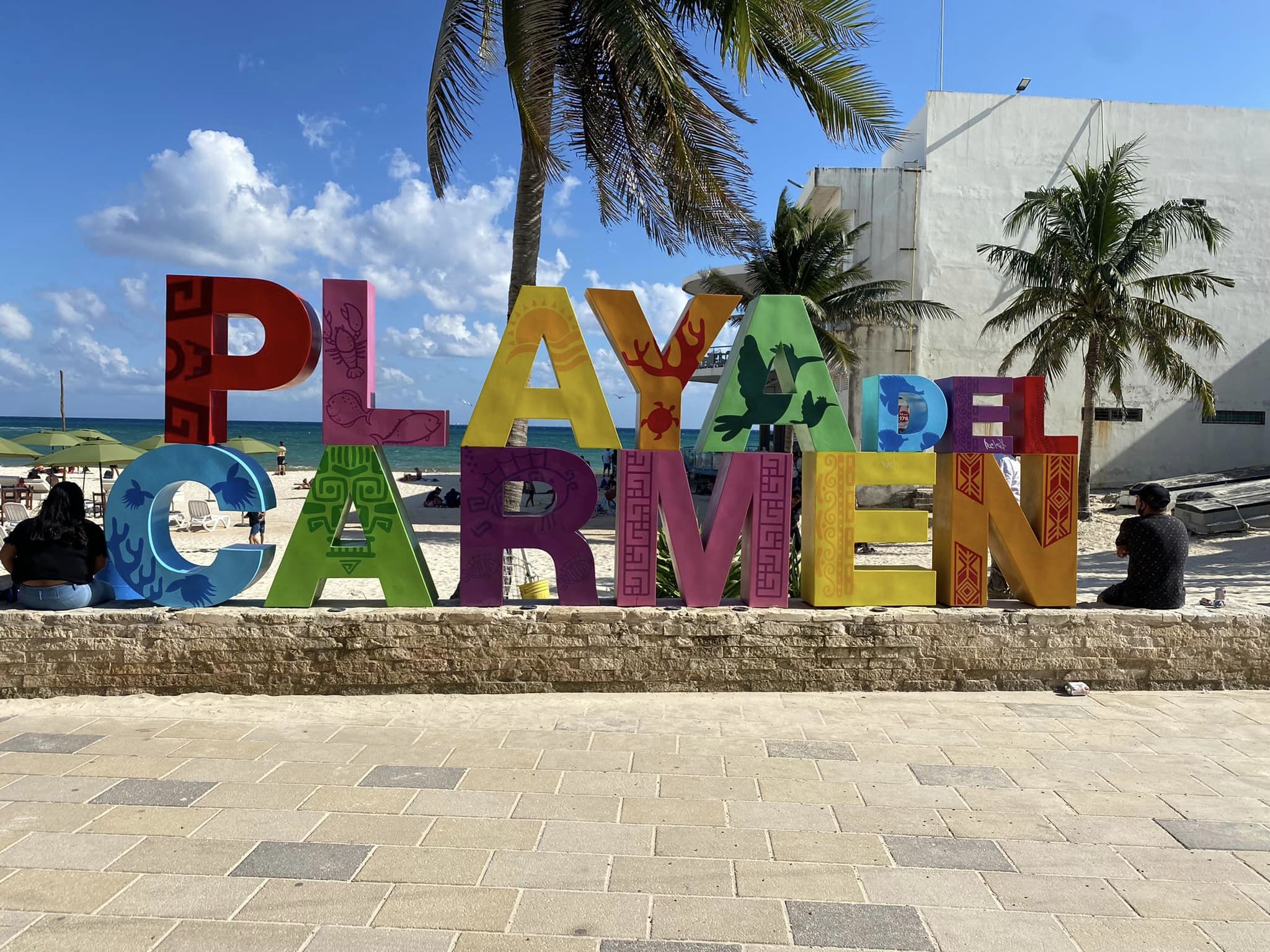Playa del Carmen sign