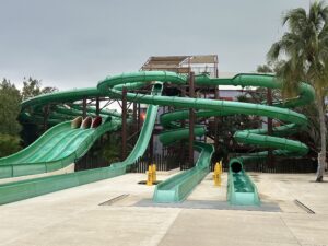 water slides