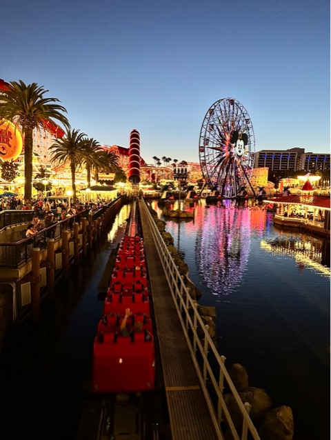 Thrill Rides at Disneyland Incredicoaster