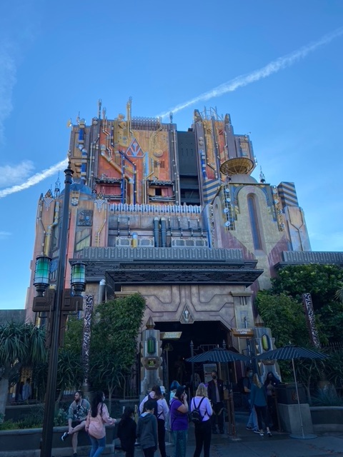 Thrill Rides at Disneyland Guardians of the Galaxy: Mission Breakout 