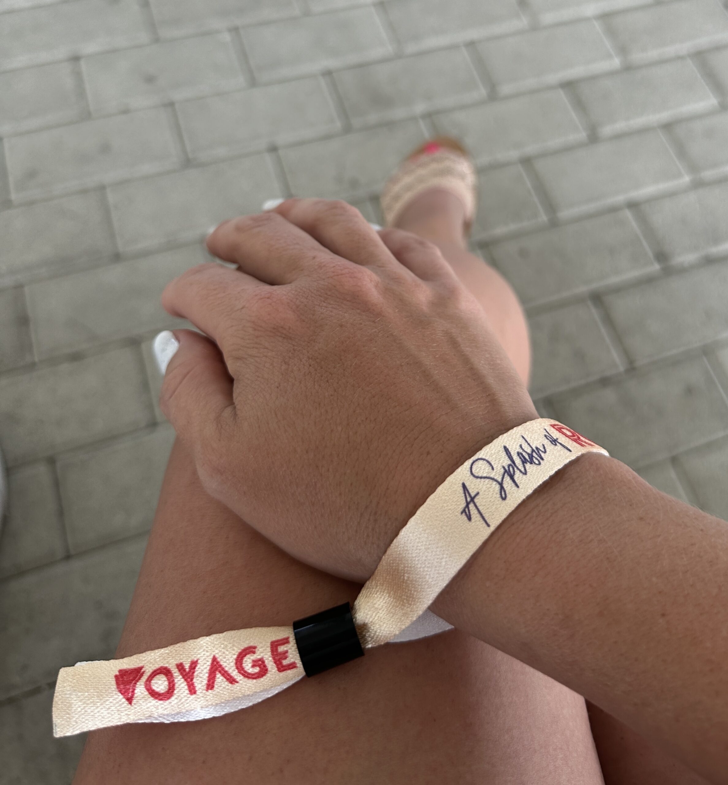 Splash of Romance Package Wristbands