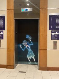 Disneyland Hotel Elevator Haunted Mansion