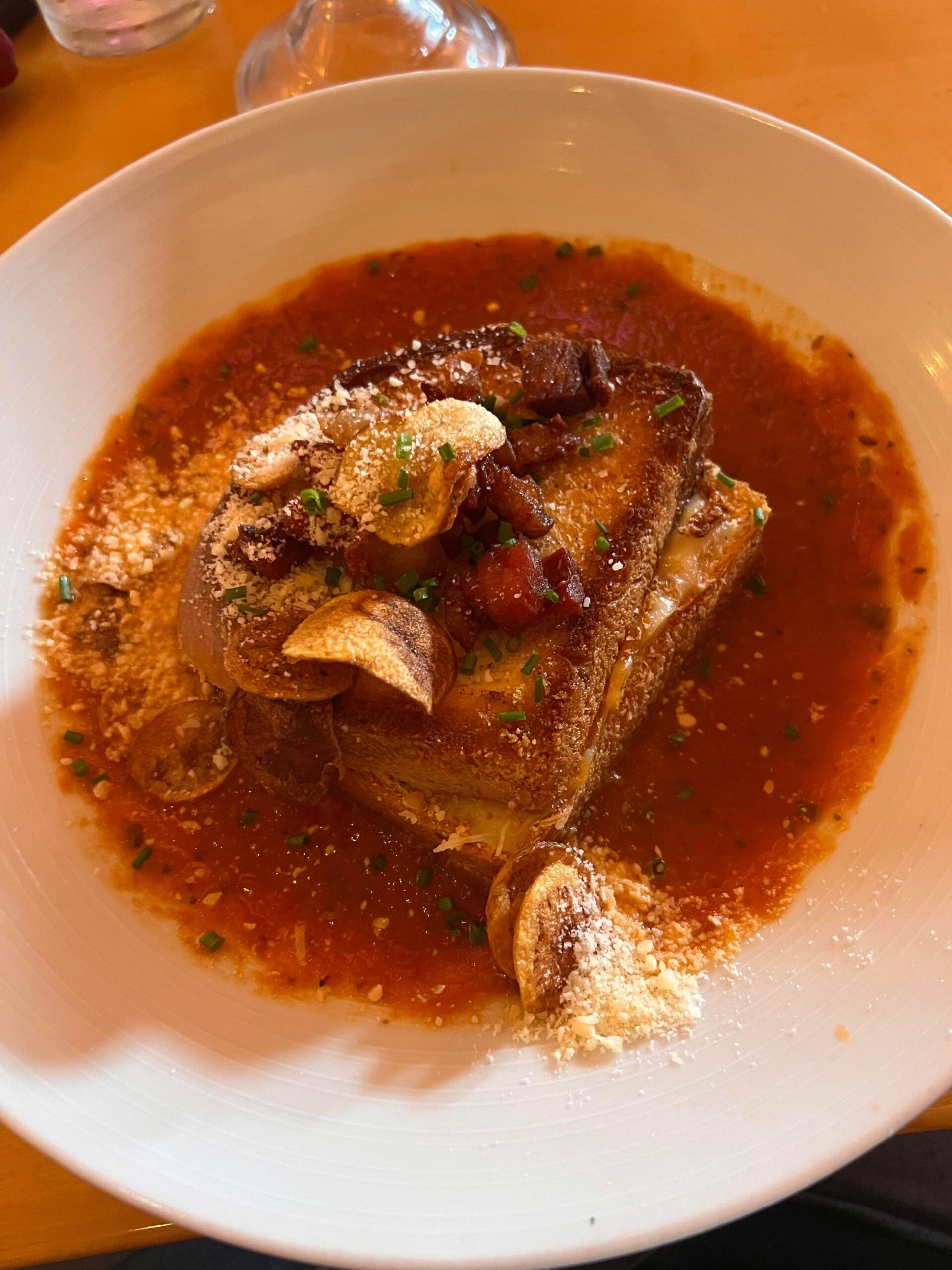 Mythos Fork, Knife, and Spoon Grilled Cheese