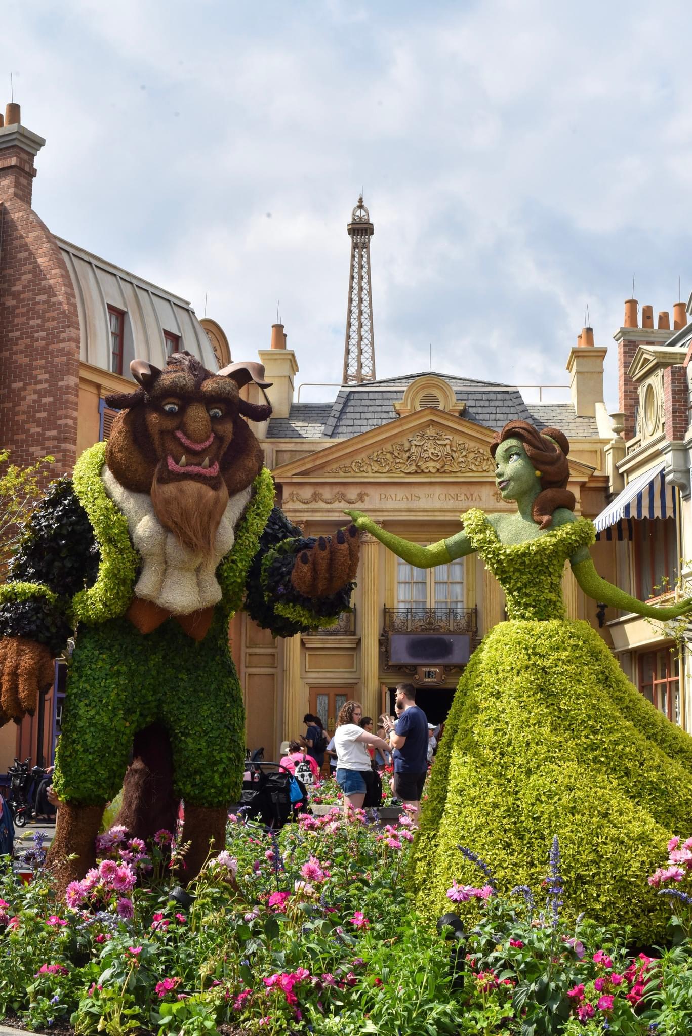 Epcot Topiaries Beauty and the Beast