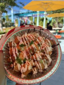 Snacks Around Universal Orlando buffalo chicken tots