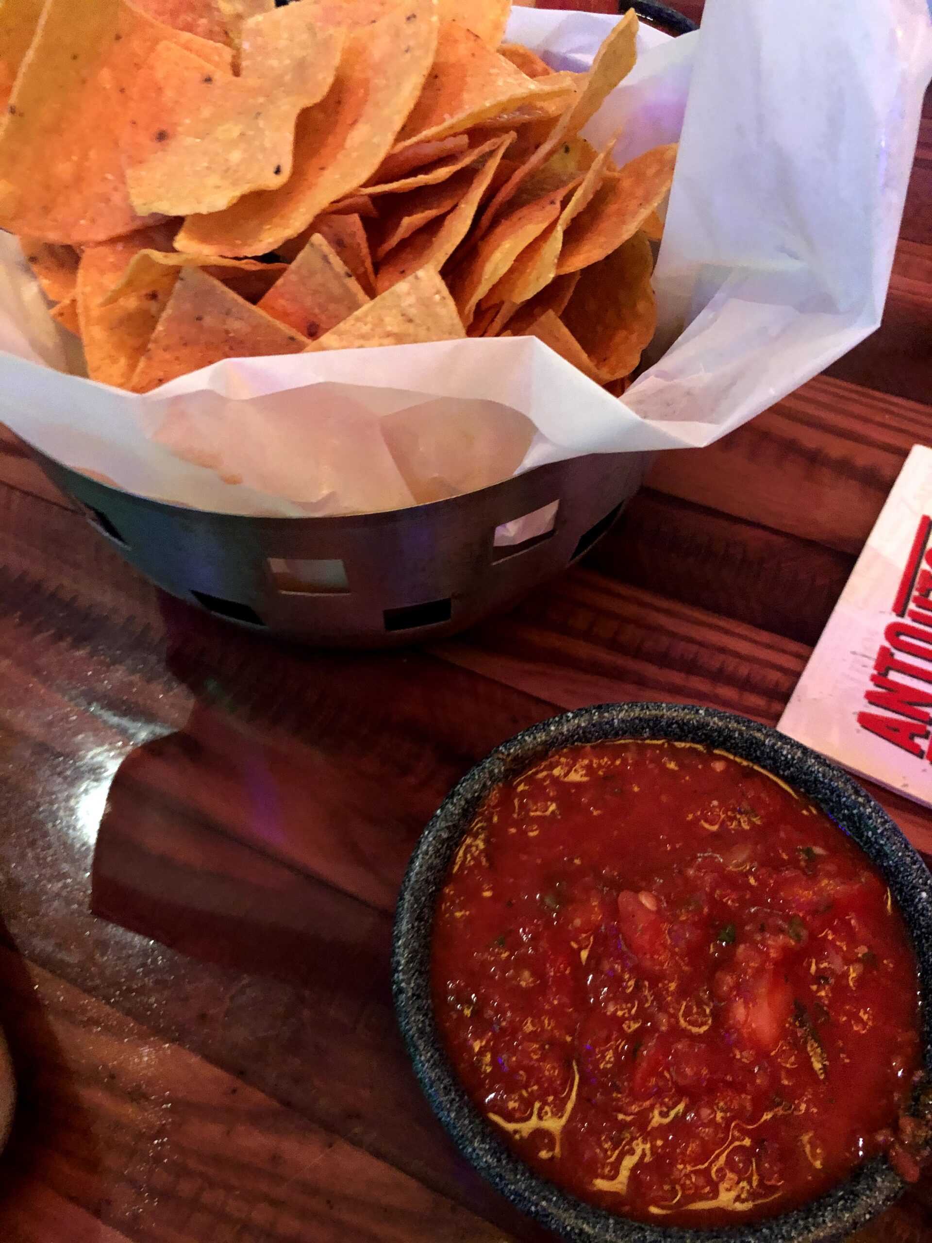 Antojitos at Universal's CityWalk Chips Salsa