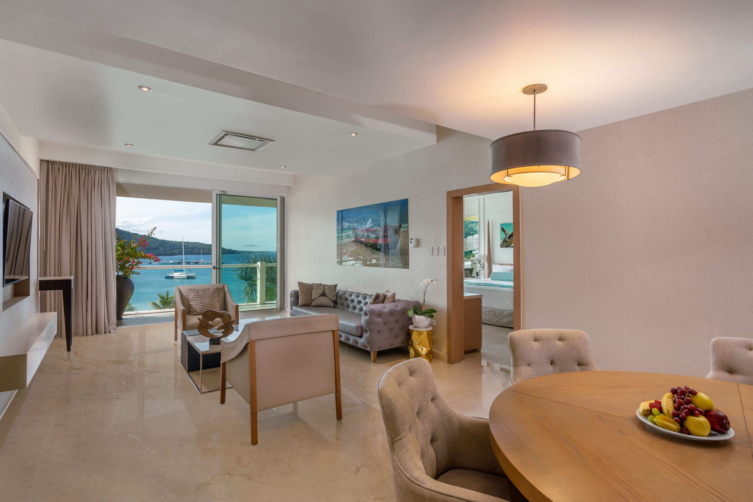 Governor Suite Living Room Room Types at Moon Palace Jamaica 