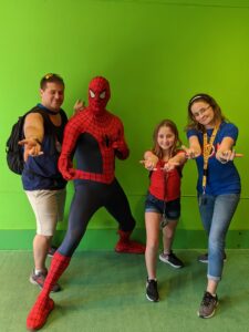Spiderman photo spot