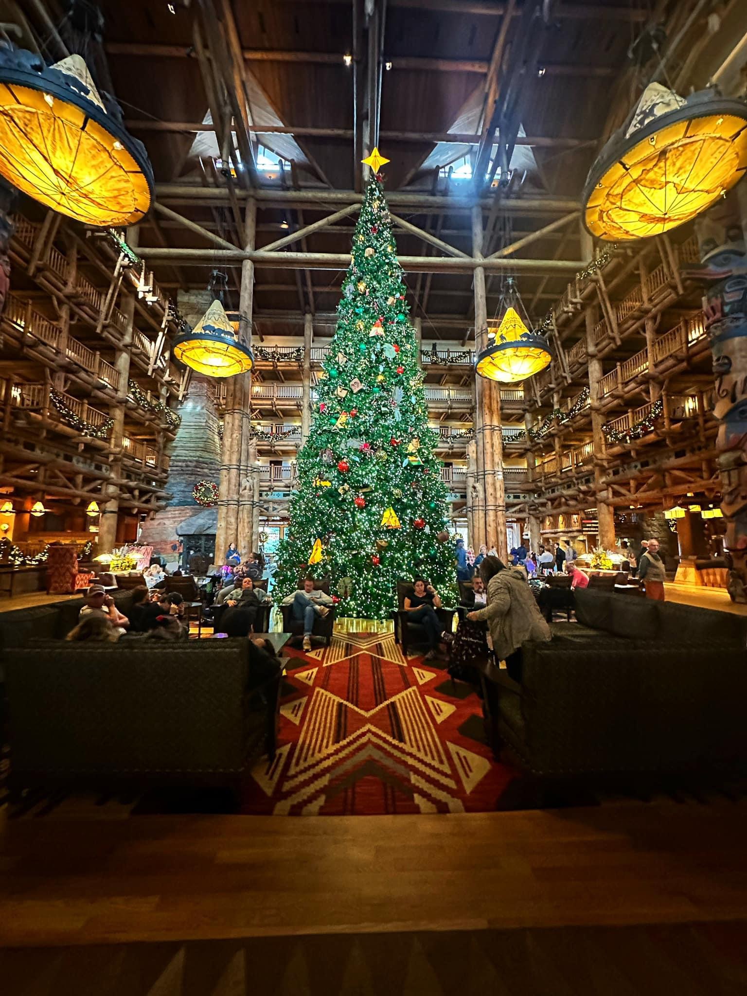 Disney's Wilderness Lodge 30th Anniversary Christmas Tree