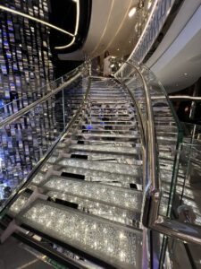 crystal staircase MSC Seaside