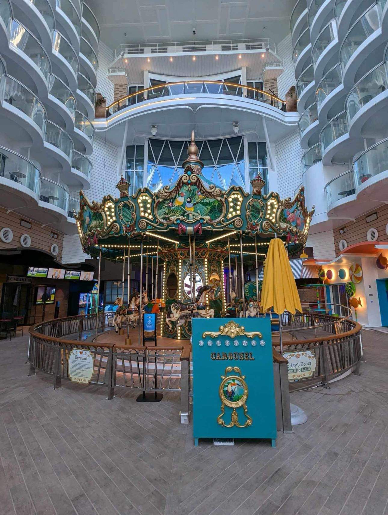 Neighborhoods onboard Utopia of the Seas