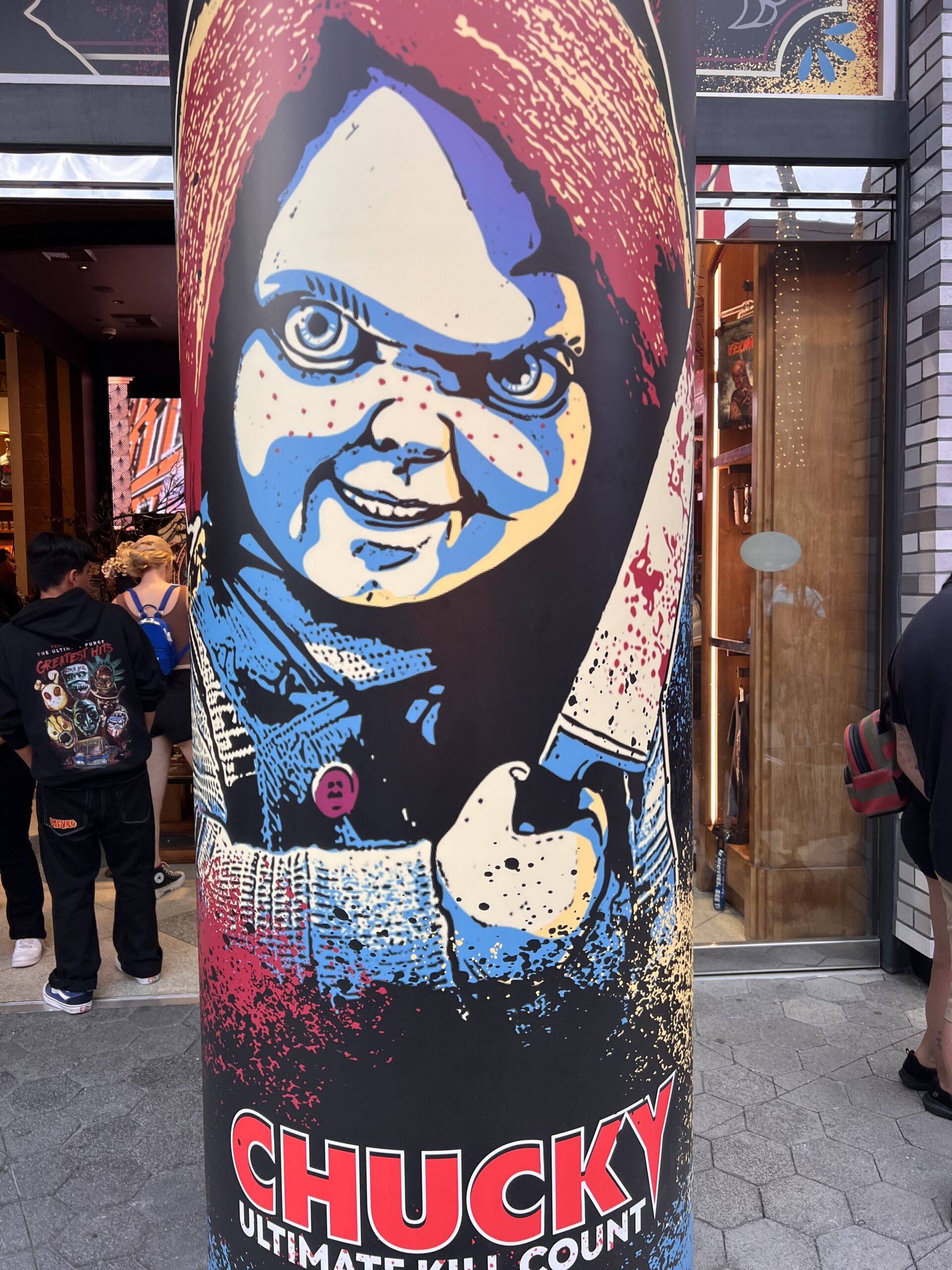 Two New Scare Zones Chucky Merch